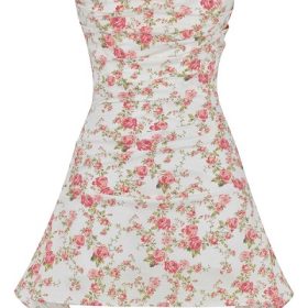 Jasmine Rose Print Draped Corset Dress - Image 2