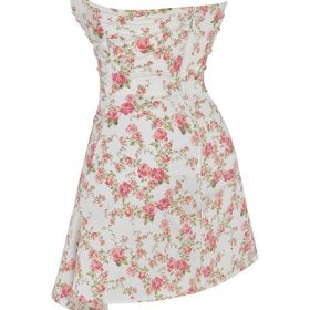Jasmine Rose Print Draped Corset Dress - Image 3