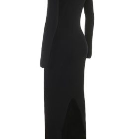 Keeya Black Knit Maxi Dress - Image 3