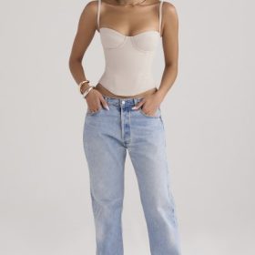 Shanna Oyster Underwired Corset - Image 6