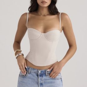 Shanna Oyster Underwired Corset - Image 7