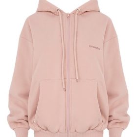 Storm Blush Blush Zip Through Hoodie - Image 2