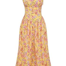 Tatiana Butter Print Midi Sundress - Image 2