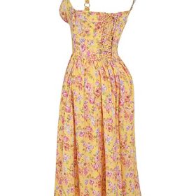 Tatiana Butter Print Midi Sundress - Image 3