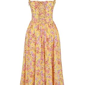 Tatiana Butter Print Midi Sundress - Image 4