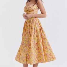 Tatiana Butter Print Midi Sundress - Image 10