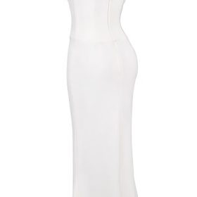 Tamara Ivory Strapless Corset Dress - Image 3