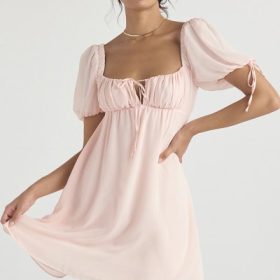 Princess Pink Quartz Mini Dress - Image 5
