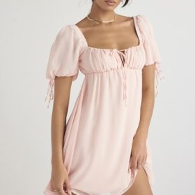Princess Pink Quartz Mini Dress - Image 12