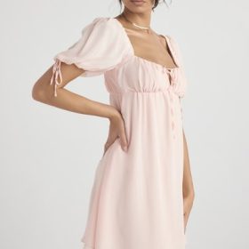 Princess Pink Quartz Mini Dress - Image 14