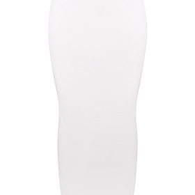 Eden White Cotton Twill Maxi Skirt - Image 2