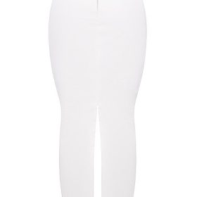 Eden White Cotton Twill Maxi Skirt - Image 4