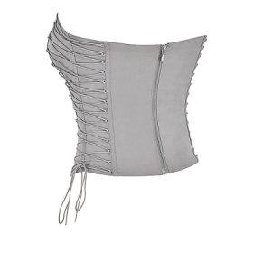 Mirabelle Smoke Lace Up Corset - Image 3
