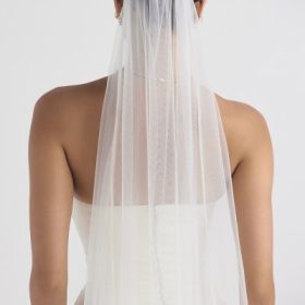 Simone White Soft Tulle Veil
