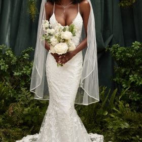 Simone White Soft Tulle Veil - Image 5
