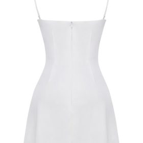 Grace Ivory Crystallised Mini Dress - Image 4