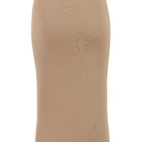 Heather Camel Knit Midi Skirt - Image 4
