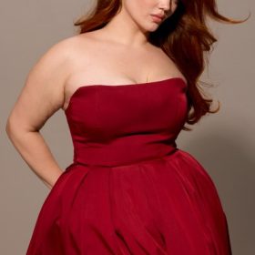 Pandora Berry Strapless Detachable Bow Midi Dress - Image 2