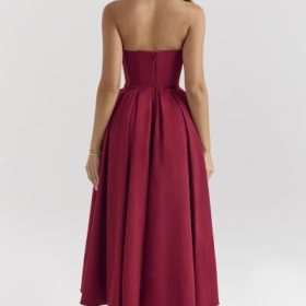 Pandora Berry Strapless Detachable Bow Midi Dress - Image 12