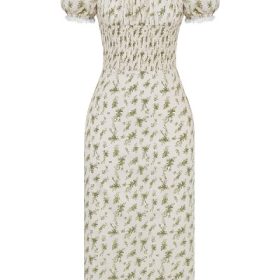 Bellucci Garden Print Shirred Sundress - Image 2