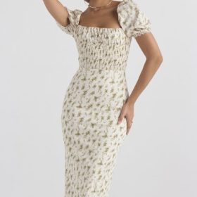 Bellucci Garden Print Shirred Sundress - Image 5