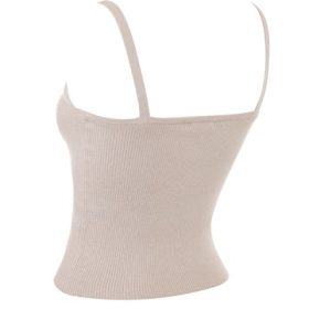 Leigh Biscuit Wool Cashmere Camisole Top - Image 3