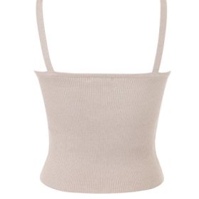 Leigh Biscuit Wool Cashmere Camisole Top - Image 4
