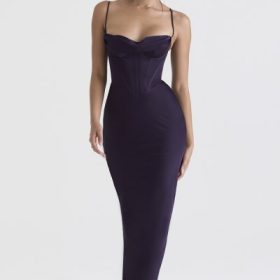 Charmaine Night Shade Corset Maxi Dress - Image 8