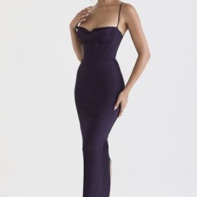 Charmaine Night Shade Corset Maxi Dress - Image 10