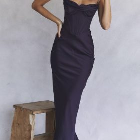 Charmaine Night Shade Corset Maxi Dress - Image 14