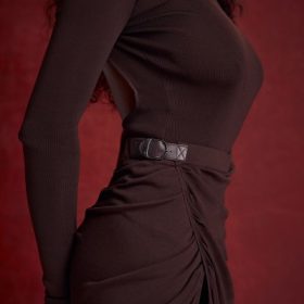 Lilas Espresso Knit Midi Skirt - Image 6