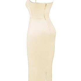 Costanza Vintage Cream Maxi Dress - Image 3