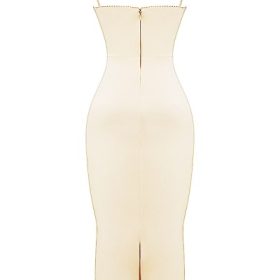 Costanza Vintage Cream Maxi Dress - Image 4