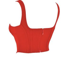 Edetta Scarlet Mesh Corset - Image 4