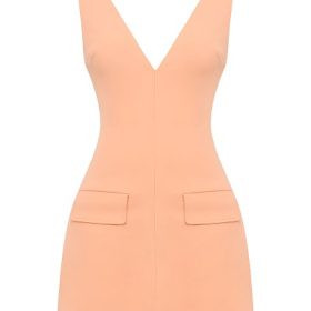 Olympia Sorbet Plunge Mini Dress - Image 2
