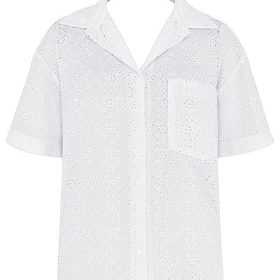 Carrie White Broderie Anglaise Shirt - Image 2