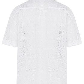 Carrie White Broderie Anglaise Shirt - Image 4