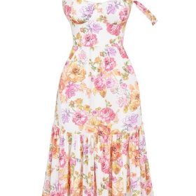 Elia Ivory Floral Midi Sundress - Image 2