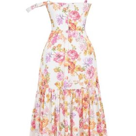 Elia Ivory Floral Midi Sundress - Image 4
