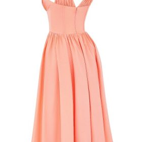 Emmelina Sorbet Cotton Corset Sundress - Image 3