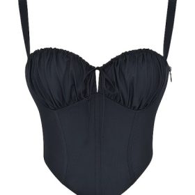 Analia Black Bustier Corset - Image 2