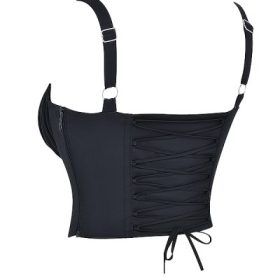 Analia Black Bustier Corset - Image 3