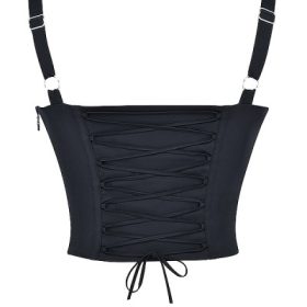 Analia Black Bustier Corset - Image 4