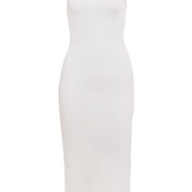 Noli White Stretch Knit Maxi Dress - Image 2