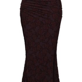 Adrielle Cocoa Midi Skirt - Image 2