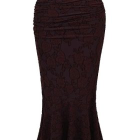 Adrielle Cocoa Midi Skirt - Image 4