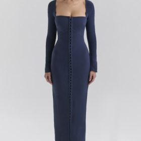 Corinthia Midnight BodyCon Maxi Dress - Image 5