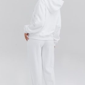 Mirage White Zip Through Hoodie - Image 13