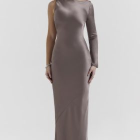 Catiana Smoke One Sleeve Maxi Dress - Image 7