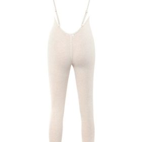Zahara Milk Marl Low Back Jumpsuit - Image 2